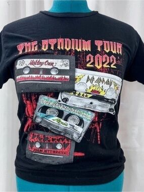 The Stadium Tour 2022 Graphic Long Sleeve Tee - Black